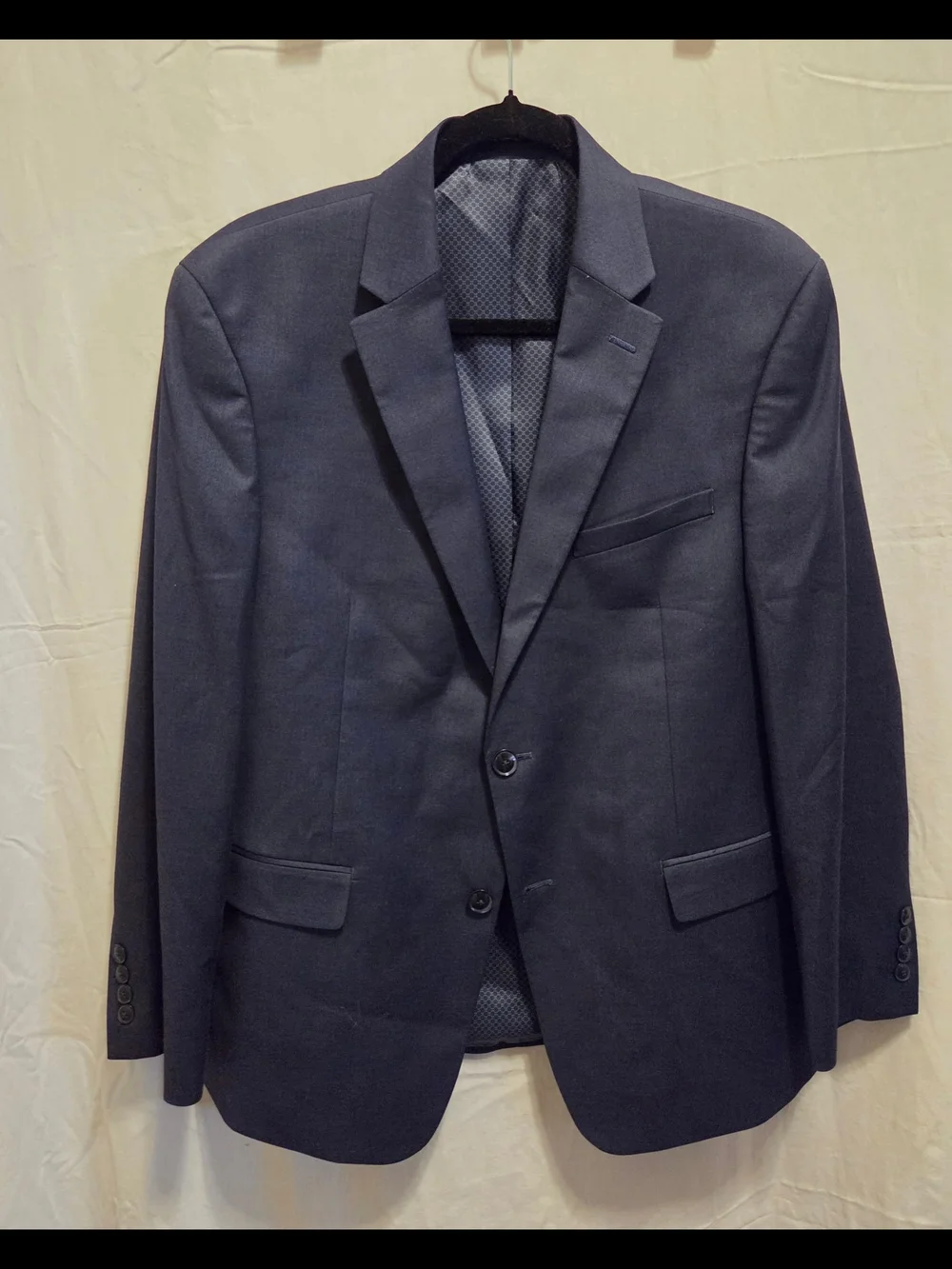 Van Heusen Men's Dark Blue Two-Button Blazer